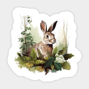 Wild Rabbit Sticker